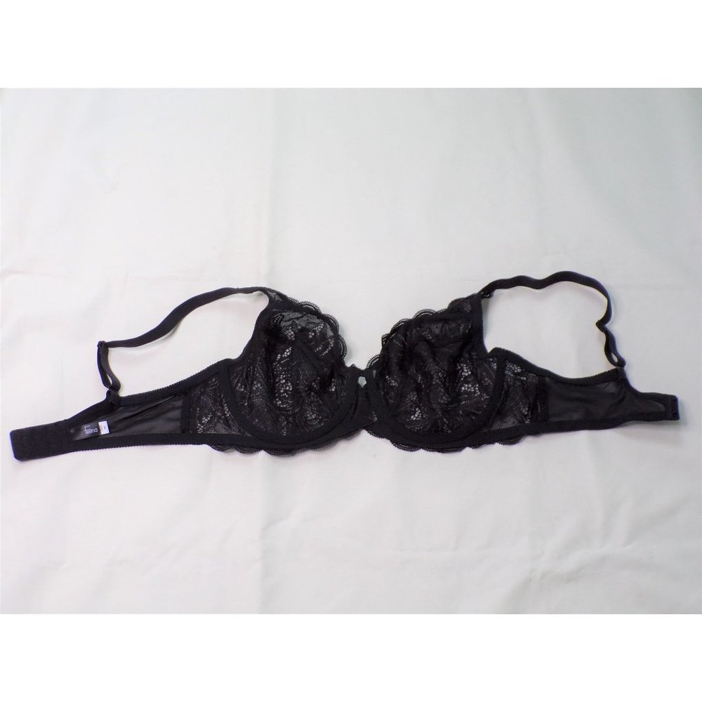 FELINA Peridot Lace Non-Padded Underwire Bra Black 36D #115073 NEW $54 - Picture 12 of 12